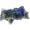 Fototapeta diera na stenu 3D Manhattan new york city 95x73 cm