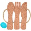 Casafina by Costa Nova Podložka Príbory 3, 23x23x2, 4cm, CORK COLLECTION, natural (DOPREDAJ)|Casafina
