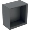 GEBERIT KÚPEĽNE Štvorcový nástenný box Geberit iCon, 22.5cm, 23.3cm, 13.2cm, láva, 502.321.JK.1