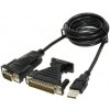 PremiumCord kábel USB na RS 232 M/M, prepojovací 1,5m 8592220117948