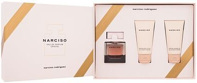 Narciso Rodriguez Narciso Cristal EDP 50 ml + telové mlieko 50 ml + sprchový gél 50 ml darčeková sada