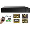 MS NVR 6.0, 16 kanálové záznamové zariadenie 8 x PoE 12 Mpix (6006) (Monitorrs Security)