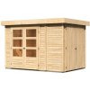 KARIBU HOLZTECHNIK Drevený domček KARIBU RETOLA 2 (82948) natur LG3369