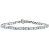 Dámsky tenisový náramok DF 6501 z bieleho zlata, s laboratórnymi diamantmi, veľkosť S