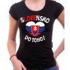 Fajntričko Tričko - SLOVENSKO DO TOHO !, Farba čierna, Strih/ Variant Pánsky / UNISEX