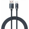 Baseus CAJY000401 Crystal Shine Series Datový Kabel USB - USB-C 100W 1,2m Black