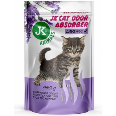 JK Animals Lavender Absorber, pohlcovač zápachov s vôňou levandule, 450 g