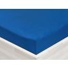 Jersey napínacie prestieradlo JR-016 Modré 200 x 220 - výška 20 cm