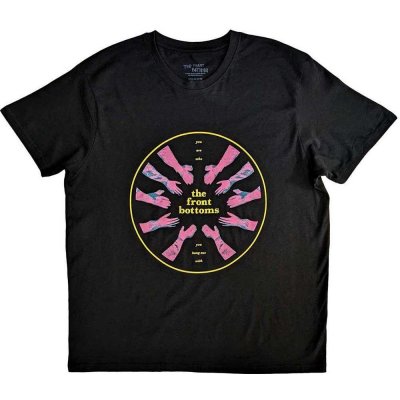 Sonstige The Front Bottoms tričko pre mužov/dámy unisex RO9853 čierne ružové
