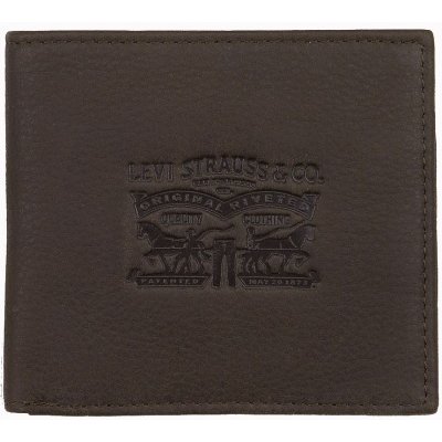 Levi's® Kožená peňaženka LEVI'S® Logo Wallet 77173-0362 Brown Farba: hnedá