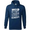 1972 v kocke - Mikina pánska Cape s kapucňou - 3XL ( Polnočná modrá )