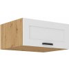 Horná skrinka, biela/dub artisan, LULA 80 NAGU-36 1F