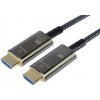 OEM PremiumCord Ultra High Speed HDMI 2.1 optický fiber kabel 8K@60Hz, pozlátený 15m kphdm21t15