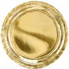 PartyDeco Taniere - zlaté 23 cm 6 ks