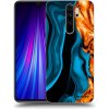 Picasee silikónový prehľadný obal pre Xiaomi Redmi Note 8 Pro - Gold blue