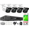 Súprava na IP monitorovanie 4Mpx, 4x IPCAM-B4, 4-kanálový rekordér s PoE - Hikvision