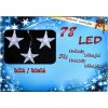 LED blikajúce hviezdy 3 ks 78 LED