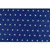 Bavlněná látka Hvězdy modrá šíře 160 cm METRÁŽ