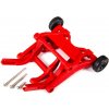Traxxas súprava oporných koliesok (wheelie) červená
