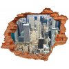 Fototapeta diera na stenu Manhattan new york city 90x70 cm