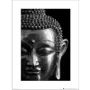 Reprodukcia Buddha Silver Close Up