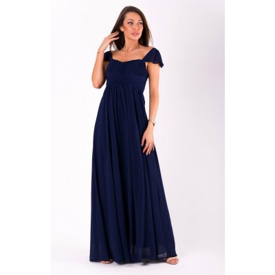 YourNewStyle dlhé šaty model 125263 námornícka modrá