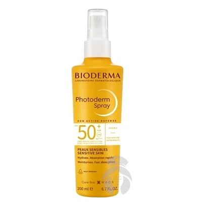 Bioderma Photoderm SPF50+ sprej na tvár a telo 200 ml