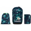 Ergobag Prime set batoh + sáček + pouzdro - Galaxy space 2025