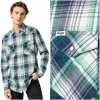 WRANGLER KOŠEĽA WESTERN ZELENO-MODRÁ 112357242 M