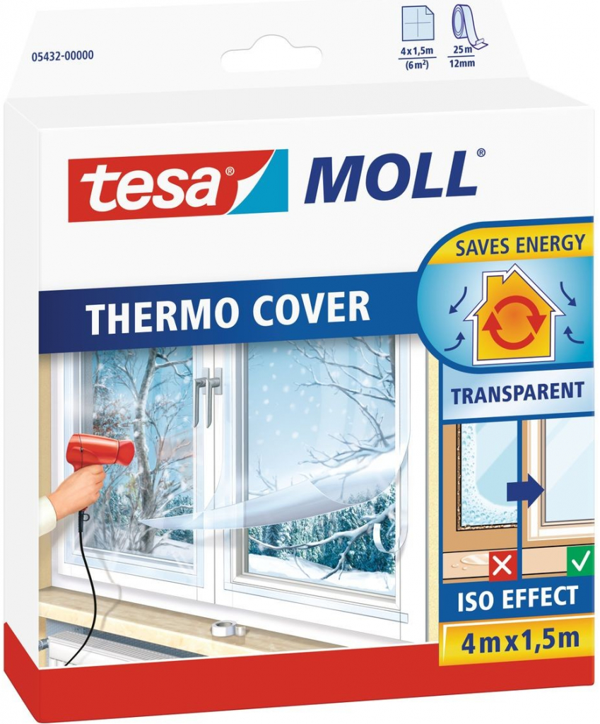 tesamoll Thermo Cover fólia na okno 4 x 1,5 m