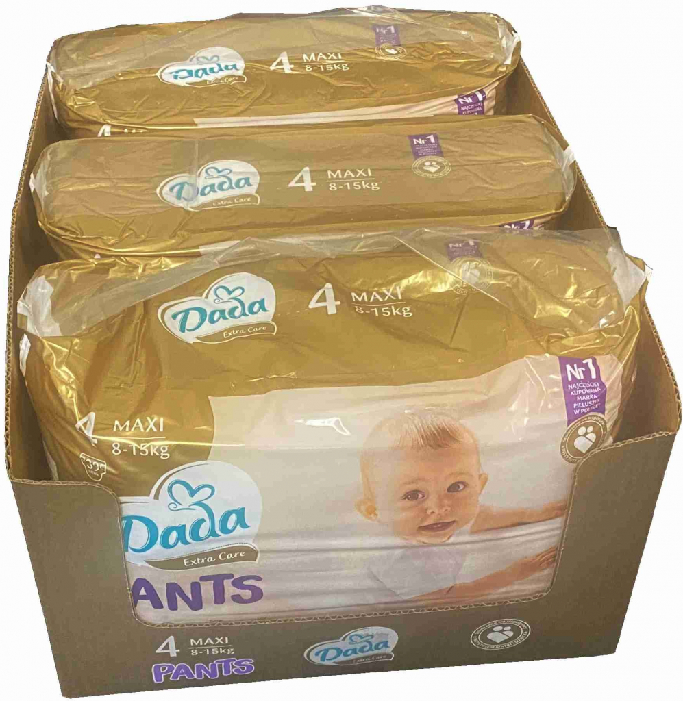 Dada PANTS Jumbo Extra Care 4 MAXI 8-15 kg 117 ks