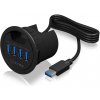 RAIDSONIC ICY BOX in-Desk Hub 4xUSB 3.0 IB-HUB1403