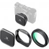 K&F Concept K&F Fujifilm UV filter+hood+lens cap set suitable pre Fuji X100/FX