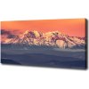 Foto obraz na plátne Východ slnka Tatry 100x50 cm