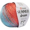YarnArt Summer Dream 4311 Hnedá, modrá, červená