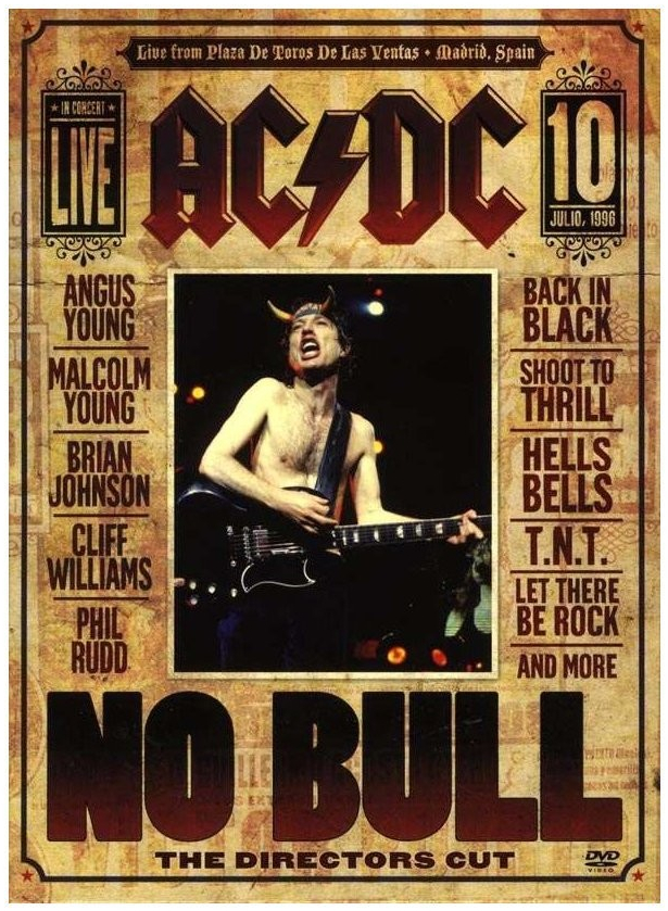 AC/DC: NO BULL - THE DIRECTORS CUT, DVD