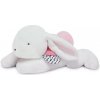 Doudou Plyšový králik s ružovou bambulou 65 cm