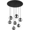 Globo Globo 56133-7H - LED Luster na lanku RIHA 7xG9/3,5W/230V dymová/čierna GL8531 + záruka 5 rokov zadarmo