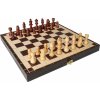 Drevený šach Skladací šachový set 29x29CM Set na párty