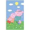 Carbotex · Detský uterák Prasiatko Peppa - motív Rodinka - 100% bavlna - 30 x 50 cm