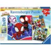 Ravensburger Kinderpuzzle 05730 - Spidey - 3x49 Teile Spidey und seine Super-Freunde Puzzle für Kinder ab 5 Jahren