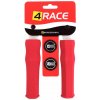 Gripy 4RACE tvrdené penové NBR127mm červené