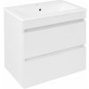 Sapho EZARA umývadlová skrinka 58x54x39cm, biela lesk EZ592-3030