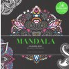Mandala. Black premium. Colouring book antistress