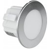 Svietidlo pozičné LED DPM YCB178S 1,2W/4000K strieborné 230V okrúhle