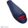 Mountain Equipment Helium 800 REG dámsky spacák, medieval blue ľavý zips