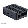 AKASA box pre Raspberry Pi 3 a Asus Tinker/S, rozšírený hliník, s tepelnými modulmi (skrytý slot SD)