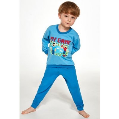 Chlapčenské pyžamo CORNETTE Kids Boy 477/147 My Game 86-128 - modrá 122-128