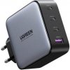 Nabíjačka do siete UGREEN USB, 3x USB-C PD, 100W, GaN (40747) sivá