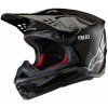 Prilba ALPINESTARS S-M10 Solid (lesklý karbón) 2XL